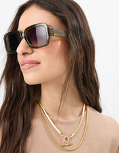 Chunky Rectangle Sunglasses, , large