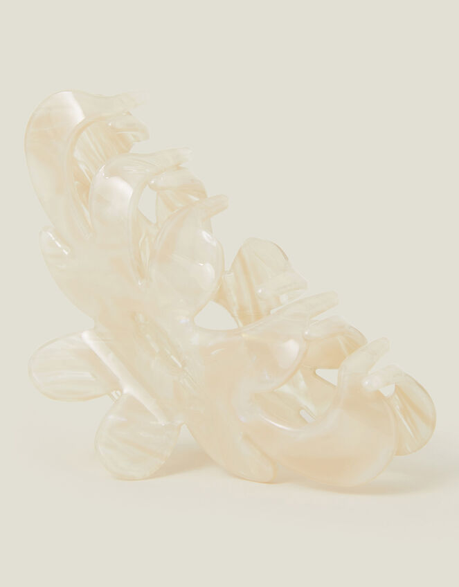 Flower Marbled Claw Clip, , large