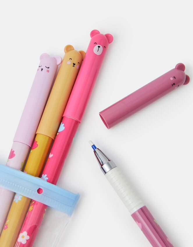 4-Pack Girls Erasable Gel Pens, , large