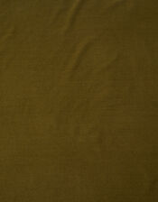 Super Soft Plain Blanket Scarf, Green (OLIVE), large