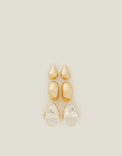 3-Pack Resin Drop Earrings, , large