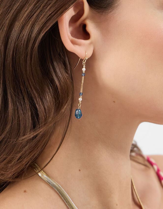 3-Pack Delicate Stone Drop Earrings, , large