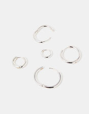 5-Pack Mix Huggie Hoop Earrings, , large