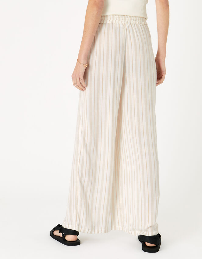 Striped Beach Trousers, Tan (TAN), large