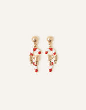 Candy Cane Short Drop Earrings, , large