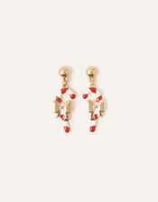 Candy Cane Short Drop Earrings, , large