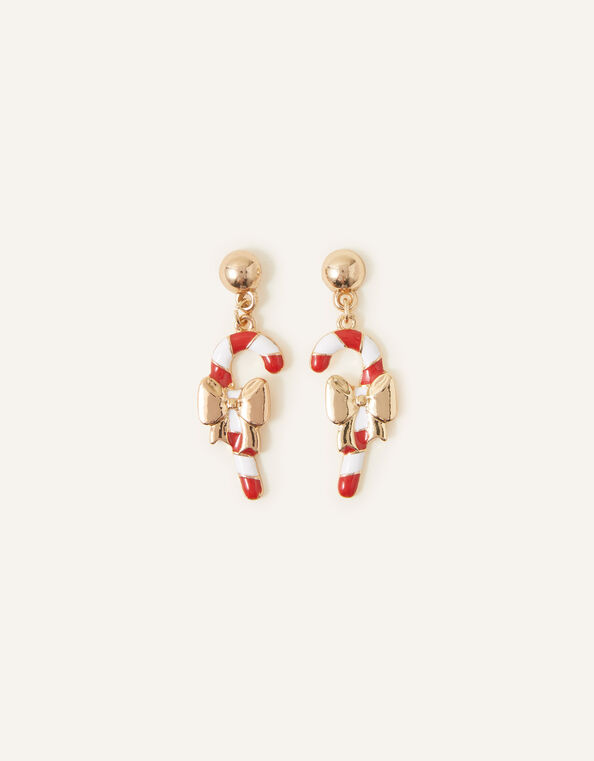 Candy Cane Short Drop Earrings, , large