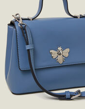 Bee Faux Leather Handbag, , large