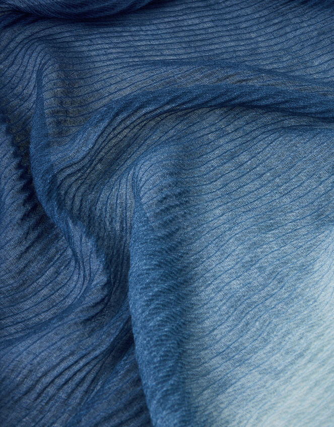 Lightweight Ombre Pleat Scarf, , large