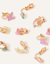 Unicorn Clip On Earrings 5 Pack, , large