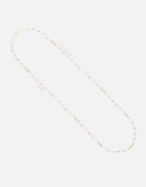 Seascape Skinny Beaded Cord Rope Necklace, , large