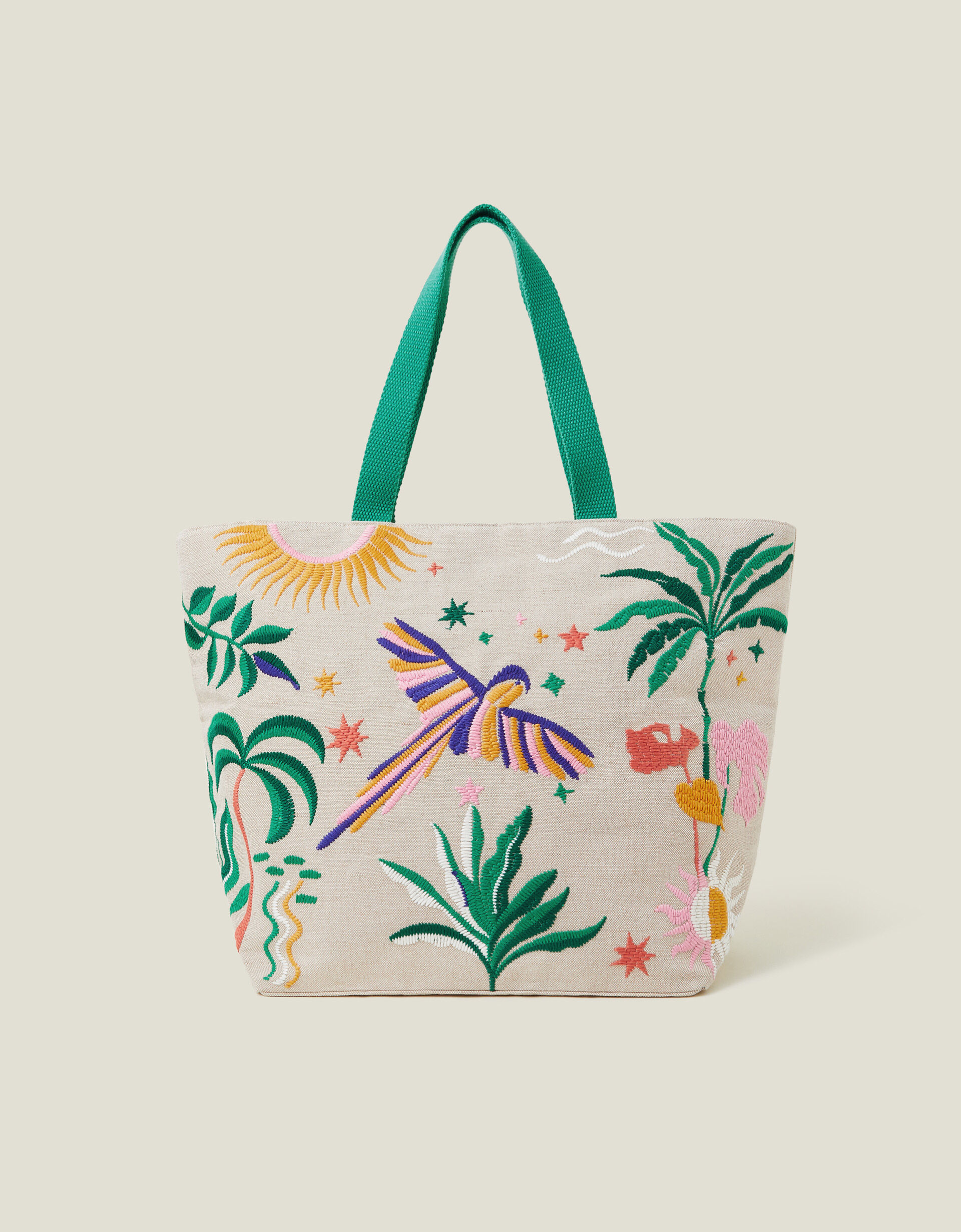Women s Beach Holiday Bags Tote Woven Accessorize UK