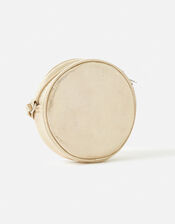 Corsage Round Cluster Cross-Body Bag, , large