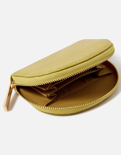 Crescent Coin Purse Green, Green (LIME), large