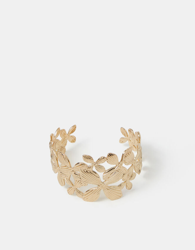 Floral Cuff Bracelet, , large