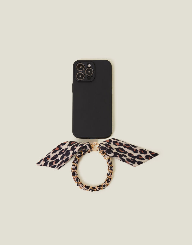 Leopard Print Phone Wrist Strap, , large