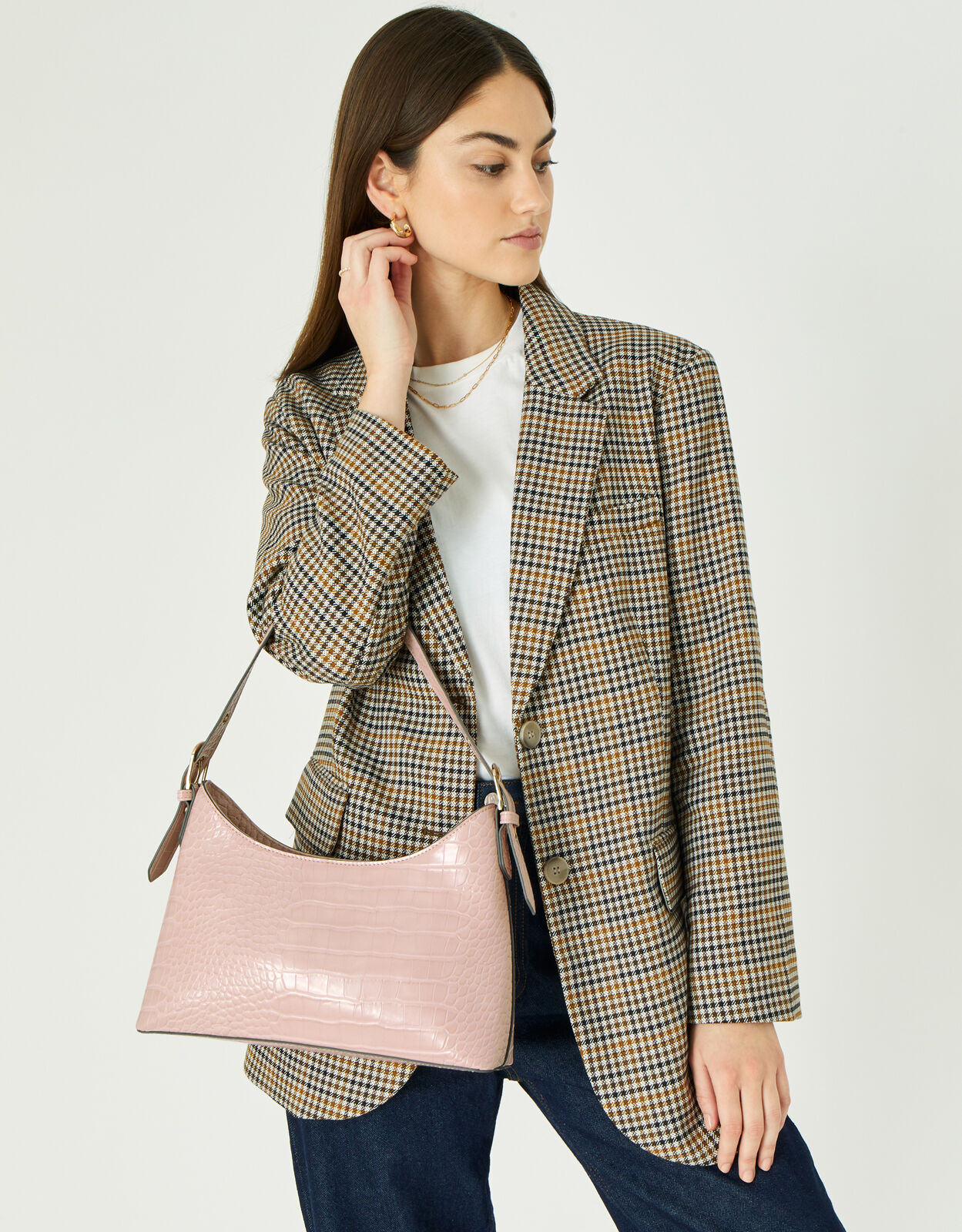 Croc Shoulder Bag