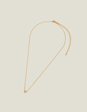 Stainless Steel Sparkle Pendant Necklace, , large