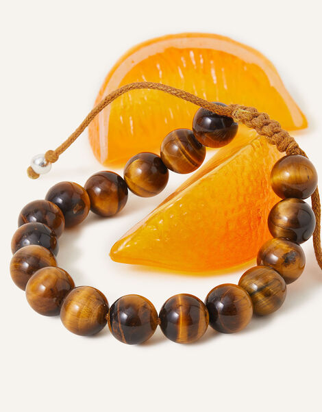 Tigers Eye Healing Stone Friendship Bracelet, , large