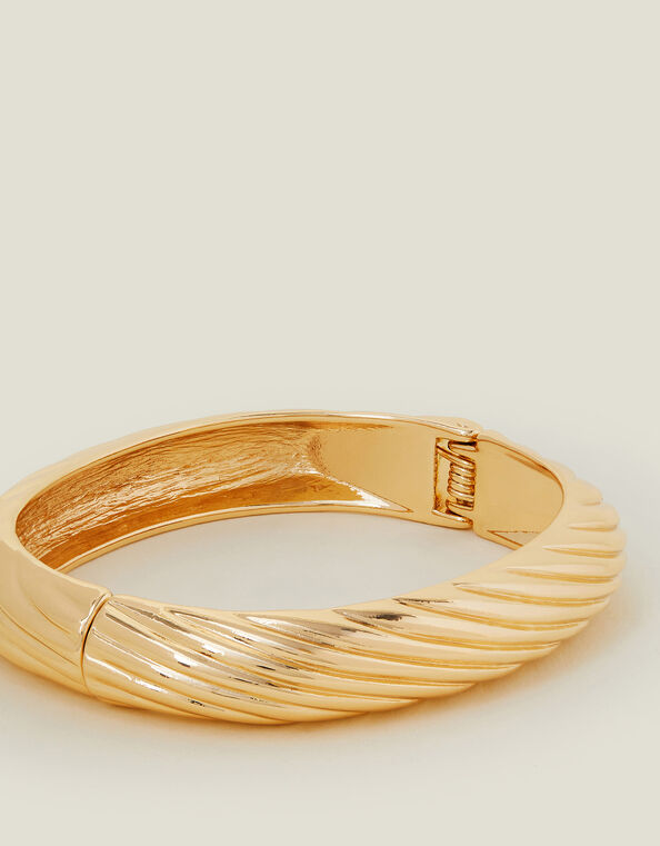 Textured Bangle, Gold (GOLD), large