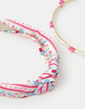 2-Pack Girls Floral Headbands, , large