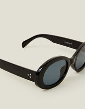 Chunky Oval Sunglasses, , large