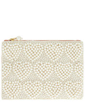 Pearly Heart Pouch Bag, , large