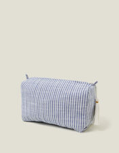 Large Daisy Embroidered Wash Bag, , large