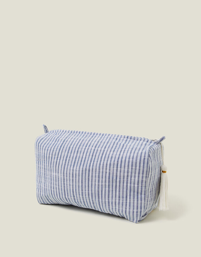 Large Daisy Embroidered Wash Bag, , large