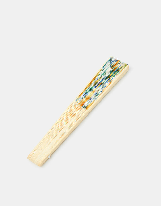 Lemon Print Foldable Fan, , large