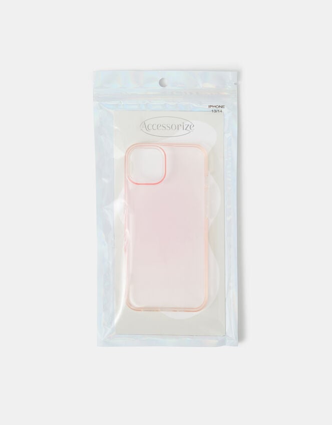 Plain iPhone 13/14 Phone Case, Pink (PINK), large
