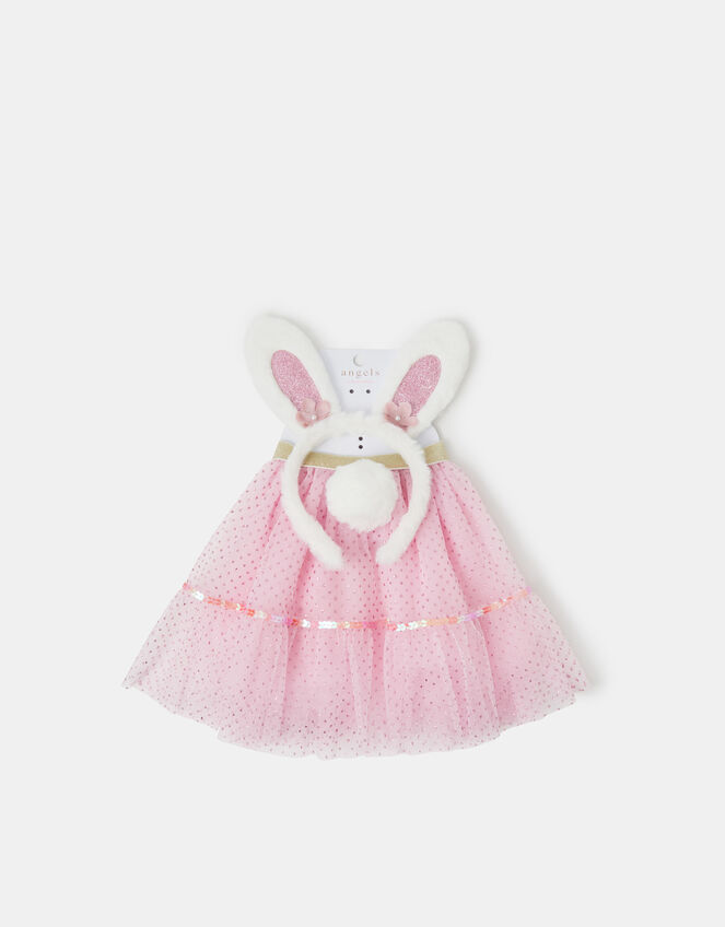 Girls Bunny Skirt & Headband Set, , large