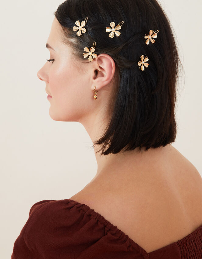 Mini Flower Clips 5 Pack Hair clips Accessorize UK