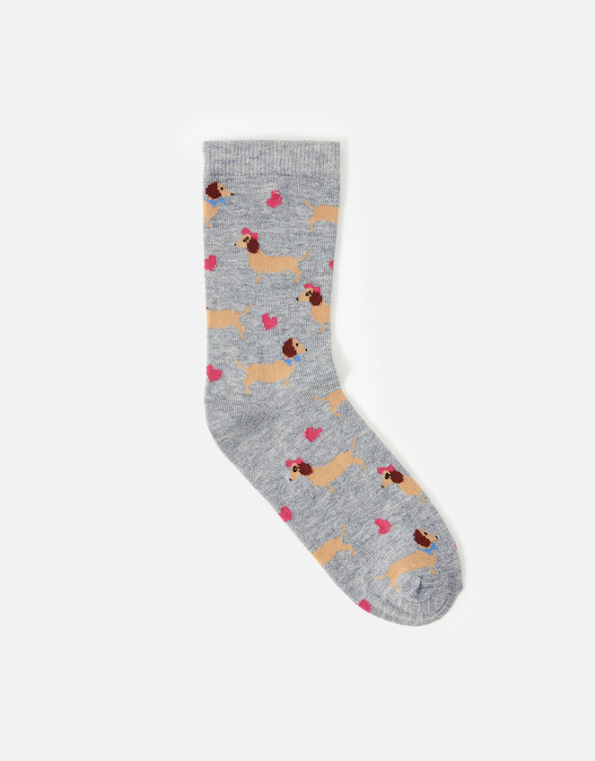 All Over Sausage Dog Socks Socks & Tights Accessorize UK