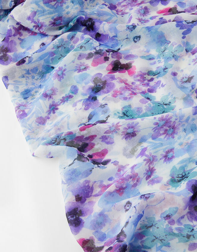 Wildflower Print Scarf, , large