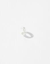 Sterling Silver Moon Phase Ear Cuff, , large