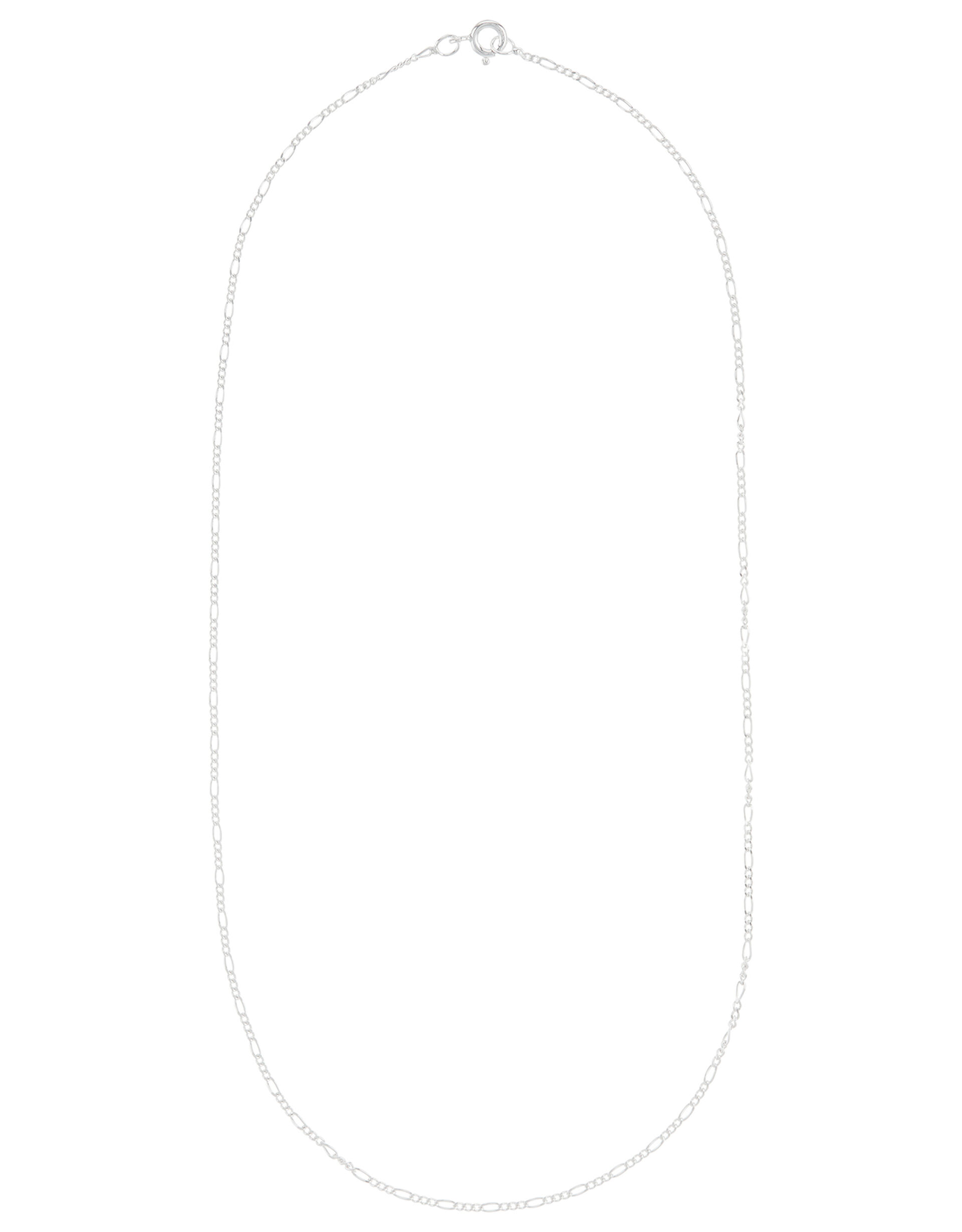 Sterling Silver Chain Necklace, , large