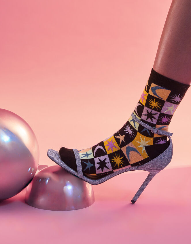 Moon and Star Socks, , large