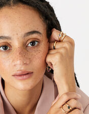 New Decadence Starry Signet Rings, Multi (BRIGHTS-MULTI), large