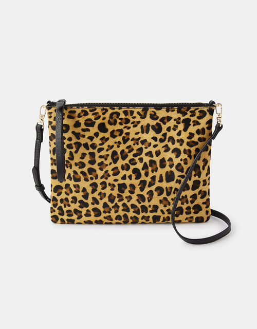 leopard skin clutch bag