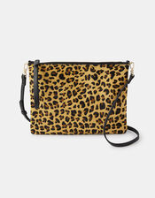 Carmela Leopard Clutch Bag, , large