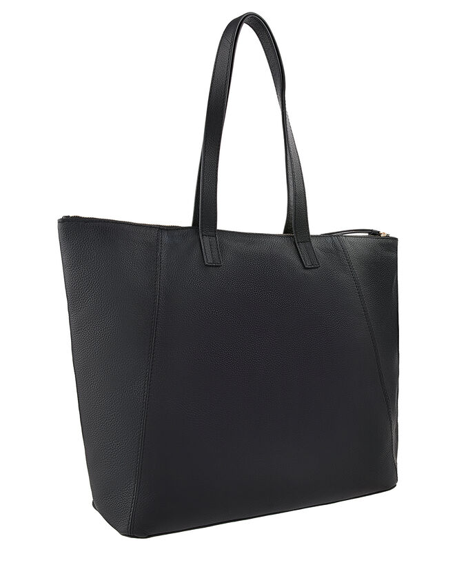 Phoebe Leather and Suede Shopper Bag, , large