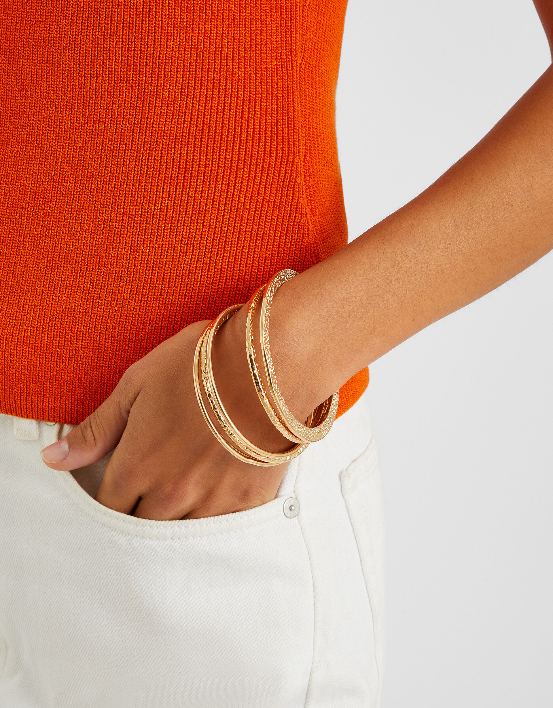 accessories mau bangle gold アクセサリー マウ accessories mau】わっかバングル | LEE