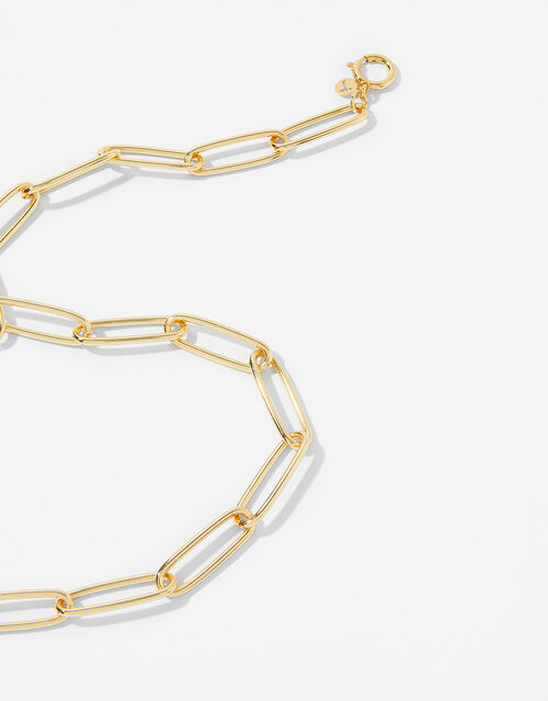 GoldPlated Long Link Chain Necklace Z for Accessorize Accessorize UK