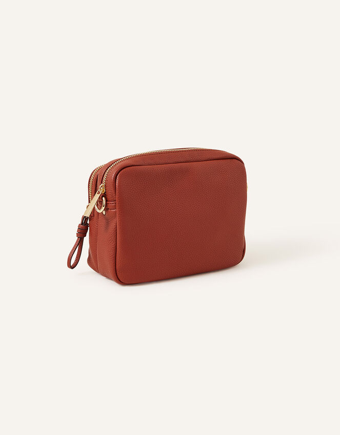 Functional Cross-Body Bag, Orange (RUST), large
