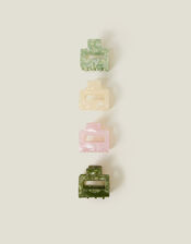 4-Pack Mini Resin Claw Clips, , large
