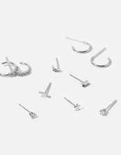 Platinum-Plated Celestial Stud and Hoop Multipack , , large