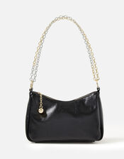 Mixed Chain Slouchy Shoulder Bag, , large