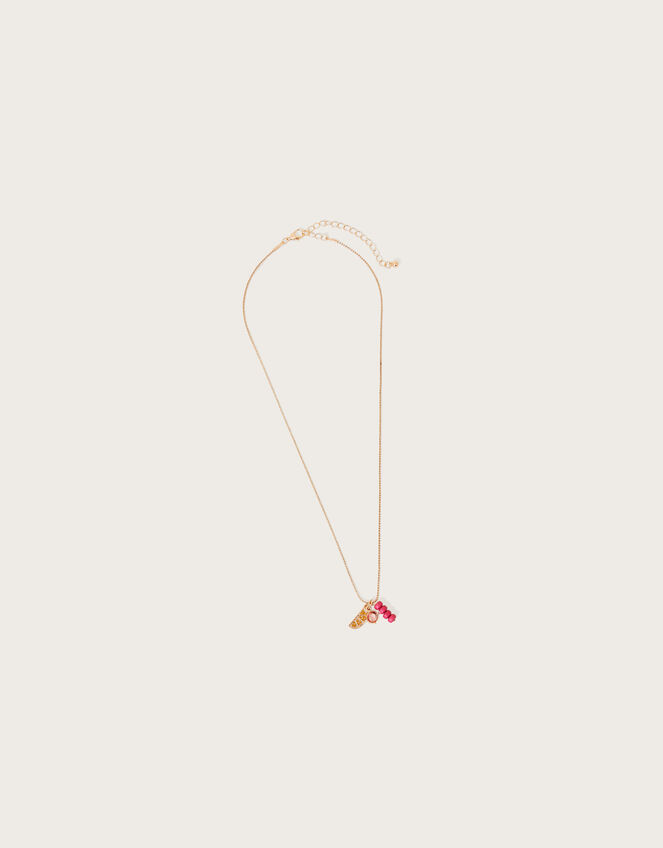 Orange Slice Pendant Necklace, , large