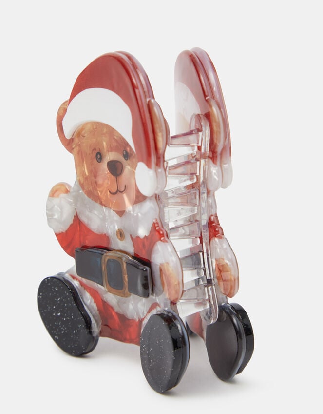Christmas Teddy Claw Clip, , large